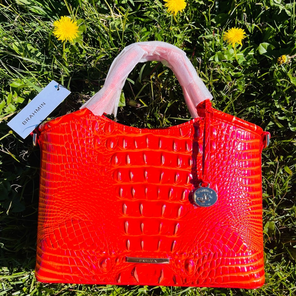 BRAHMIN Small Elaine (Flame) 🔥 Limited Edition color